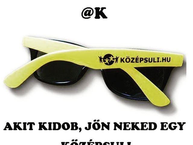 Ki jön neked egy Középsuli napszemüveggel? :) #ks #kozepsuli #kozepsulisorozat