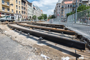 Jól halad a Budai fonódó maradék részének a felújítása