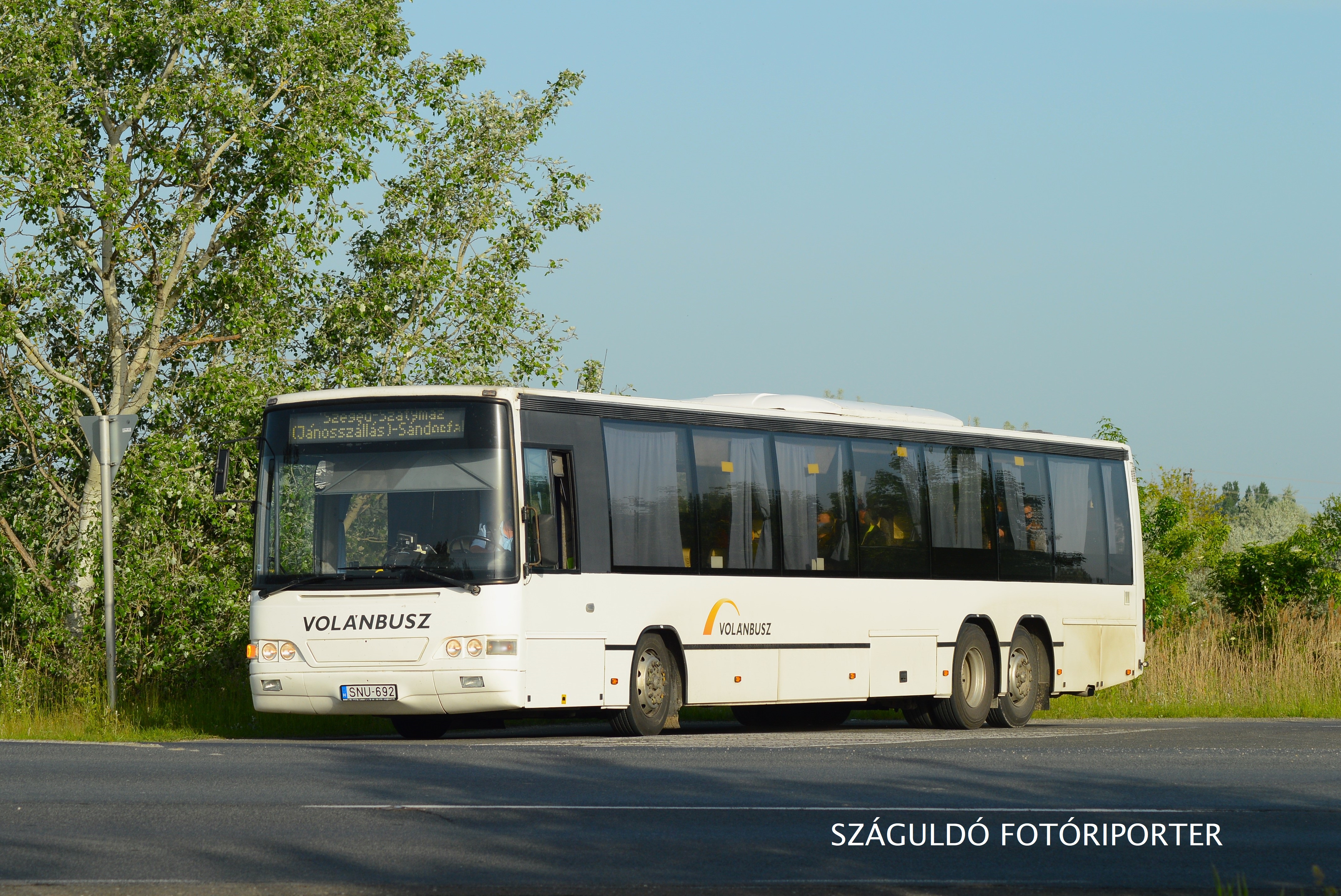 KBS-645 már a Volánbusz korszakban rendszámozódott át