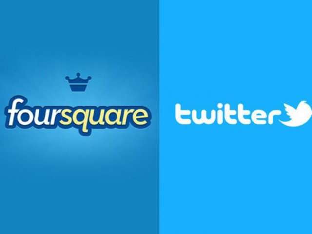 A Foursquare és a Twitter együtt!