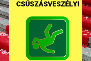 Csúszásveszély avagy a vörös szőnyeg...