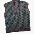 Daddy & Me Men's Cabled Vest