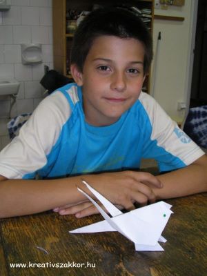 Origami papagáj