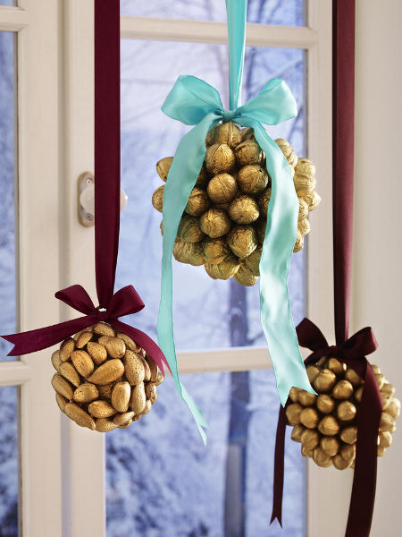 homemade-christmas-tree-ornaments-gold-nuts-almonds-foam-balls.jpg