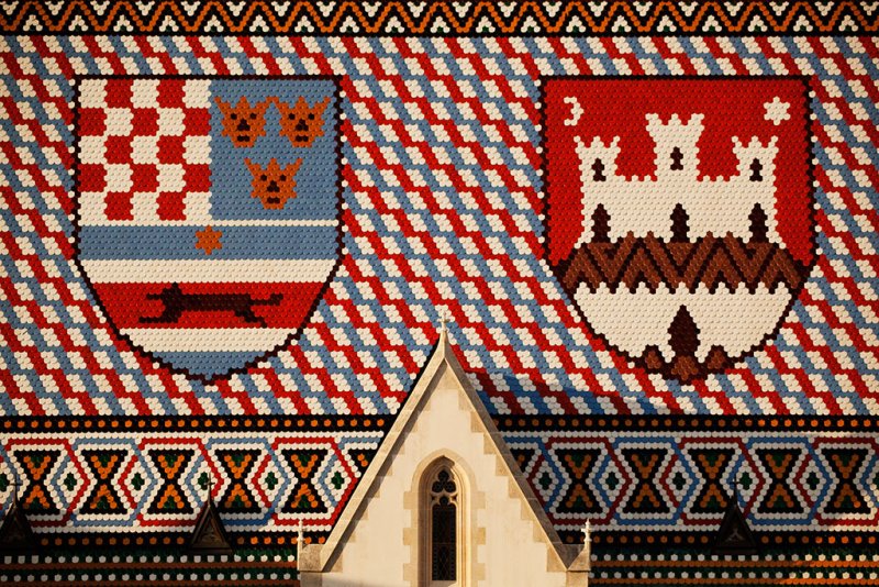 A leghíresebb, mázas, kerámia tetőcserepes tető Horvátországban, sok magyar vonatkozással - A zágrábi Szent Márk Templom