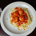 Húsgombócos bolognai spaghetti