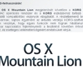 Apple OS X Mountain Lion - kompatibilitással kapcsolatos felhívás