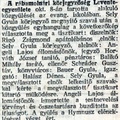 1295. Száz éve történt 88.