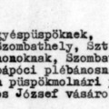 1284. Kivonat Vas megye egyházpolitikai jelentéséből (1960.)