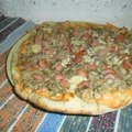Újévi lencsés pizza