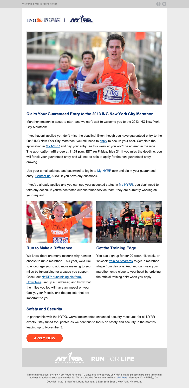 Apply to Claim Your ING New York City Marathon Guaranteed Entry (20130518).png