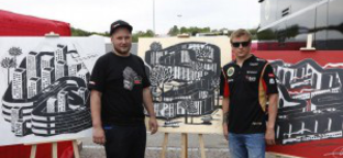 Kimi Raikkönen Budapestre érkezik a BURN Yard alkalmából