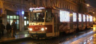 Adventi villamos közlekedik Miskolcon