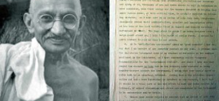Rekordösszeg Mahátma Gandhi leveléért