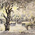 Gyulladáspont - Charles Burchfield amerikai festőművész főként vízfestékkel készített affektív tájfestészete