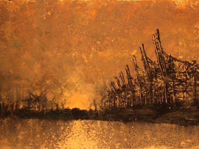 A XX. század szellemei - Alessandro Carnevale olasz rozsdaművész munkái, aki ötvözte, és tökéletesítette a gravírozás, a homokfúvás és a litográfia művészetét, kezdve a különböző fémfelületeken történő festéssel, amely alkímiai reakciókat váltott ki.