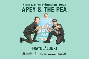 A legnagyobb színpadokra léphet az Apey & The Pea!