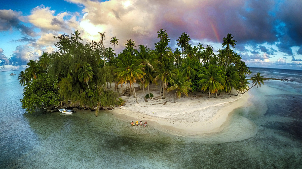 A „Természet” kategória harmadik helyezettje Marama Photo Video Elveszett szigete, Tahaa, Francia Polinézia.