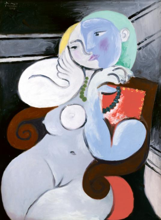 Pablo Picasso: Akt vörös fotelban (1932)