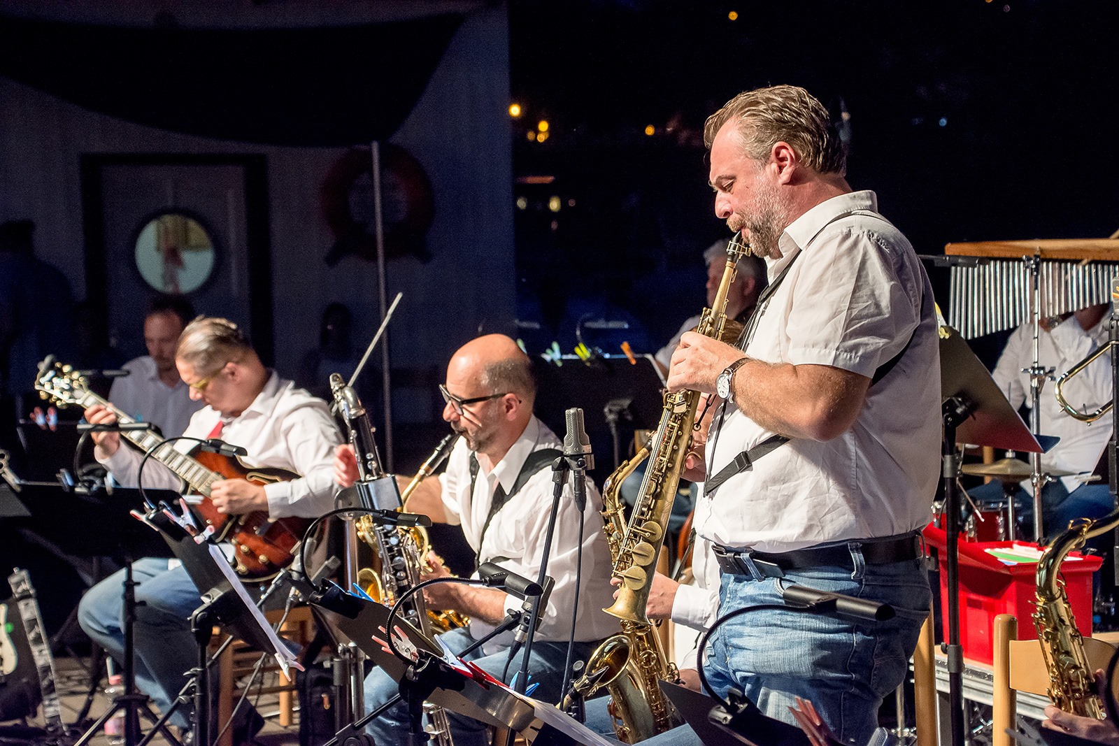 A Kollmann Gábor vezette Budapest Jazz Orchestra a premieren - Fotó: Kelemen Áron