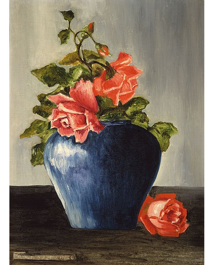 Csendélet (Rózsákkal), 1925, (Magángyűjtemény. Courtesy Sotheby's, New York)