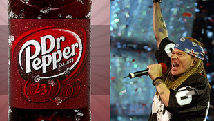 Axl Rose bepipult a Dr Pepperre