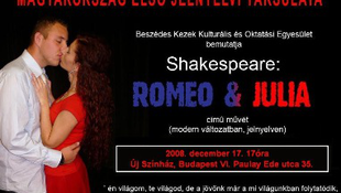Rómeó és Júlia jelnyelven az Új Színházban