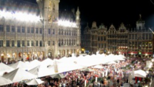 Tízezrek táncoltak az utcán Belgiumban 