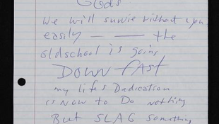 Kurt Cobain titokzatos levele egy aukción