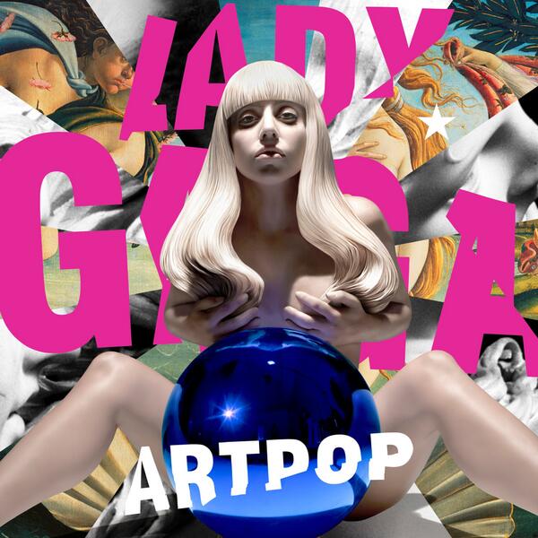 A Koons által tervezett Lady Gaga lemezborító