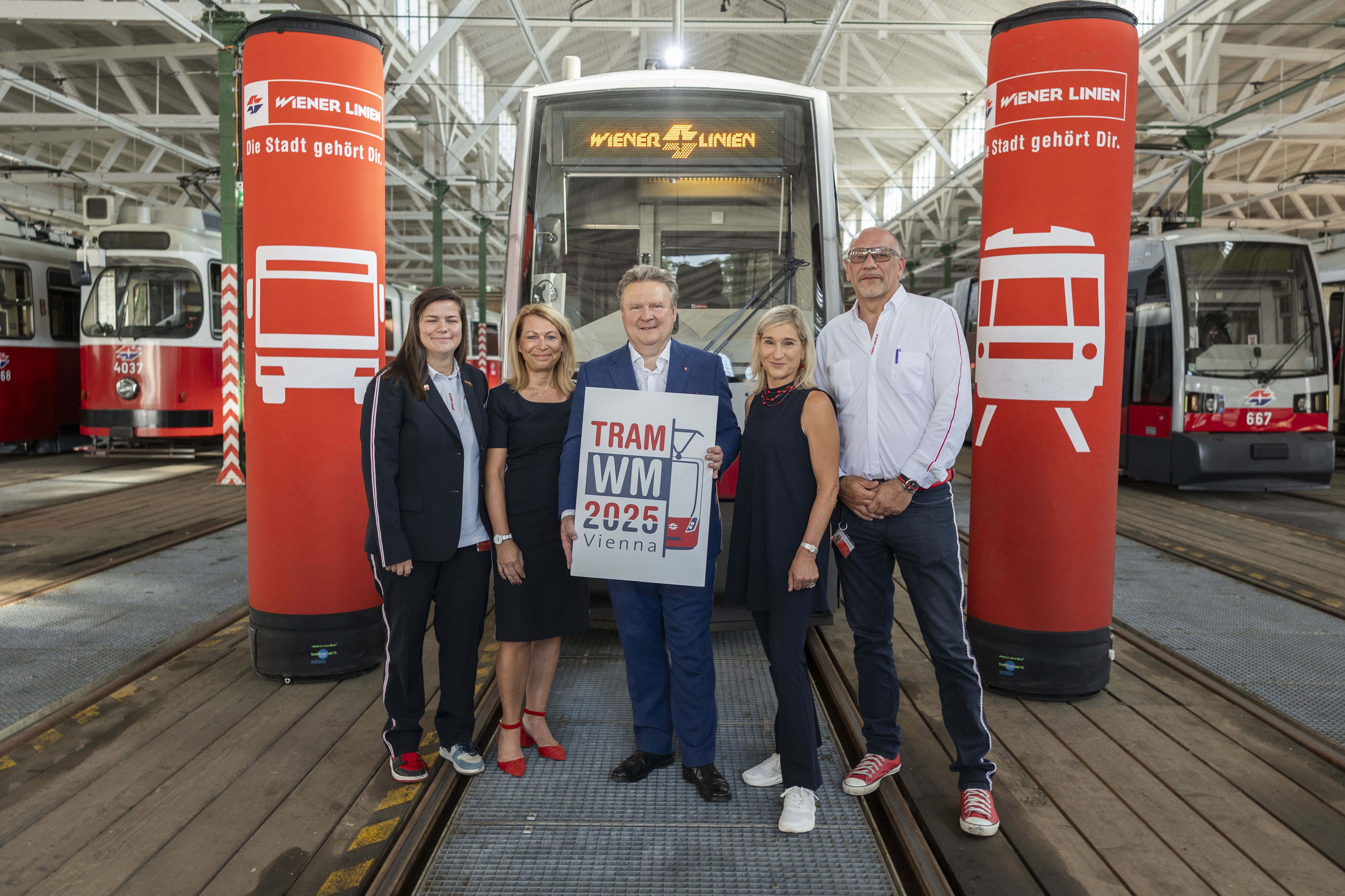 Michael Ludwig látogatása a Wiener Liniennél, Copyright: Stadt Wien / Bubu Dujmic