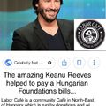 Amazing Keanu Reeves just joined our donator group and donated money for our charity café. Thank you so much! Unfortunately you are pranked, april fool. #aprilfools #joke #laborcafe #charity #donation #charitycafè #nyiregyhaza #hungary