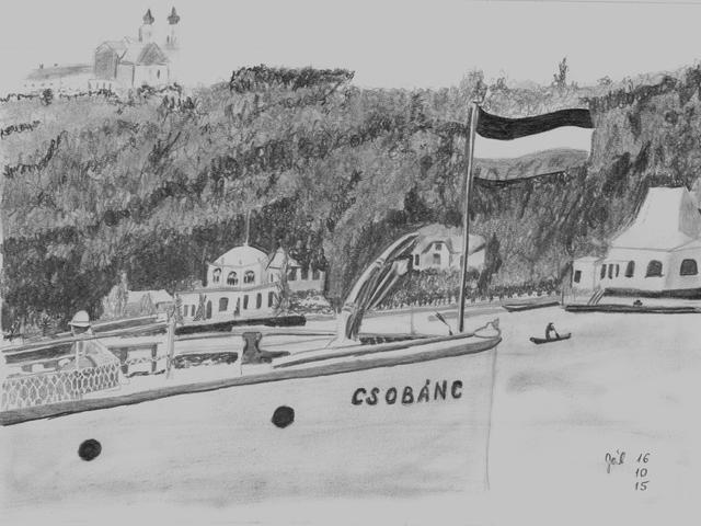 Tihany kikötő 1950-60