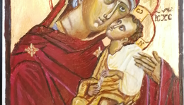 Mária  és a kis Jézus