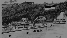 Tihany kikötő 1950-60