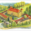 Esterházy-kastély rajza (Tata)