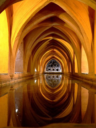 Sevilla, az Alhambra alatti víztároló