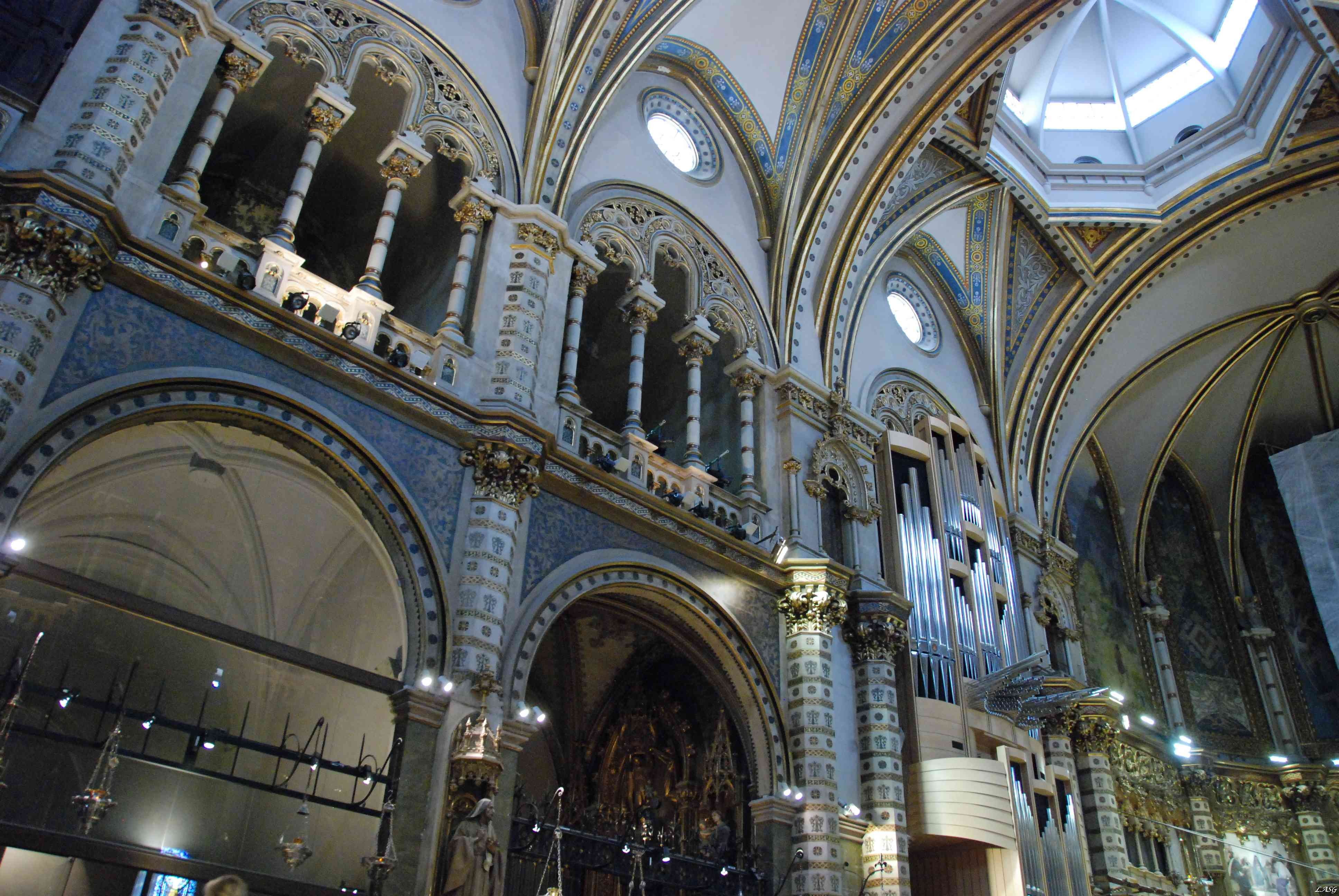 Montserrat - katedrálisbelső