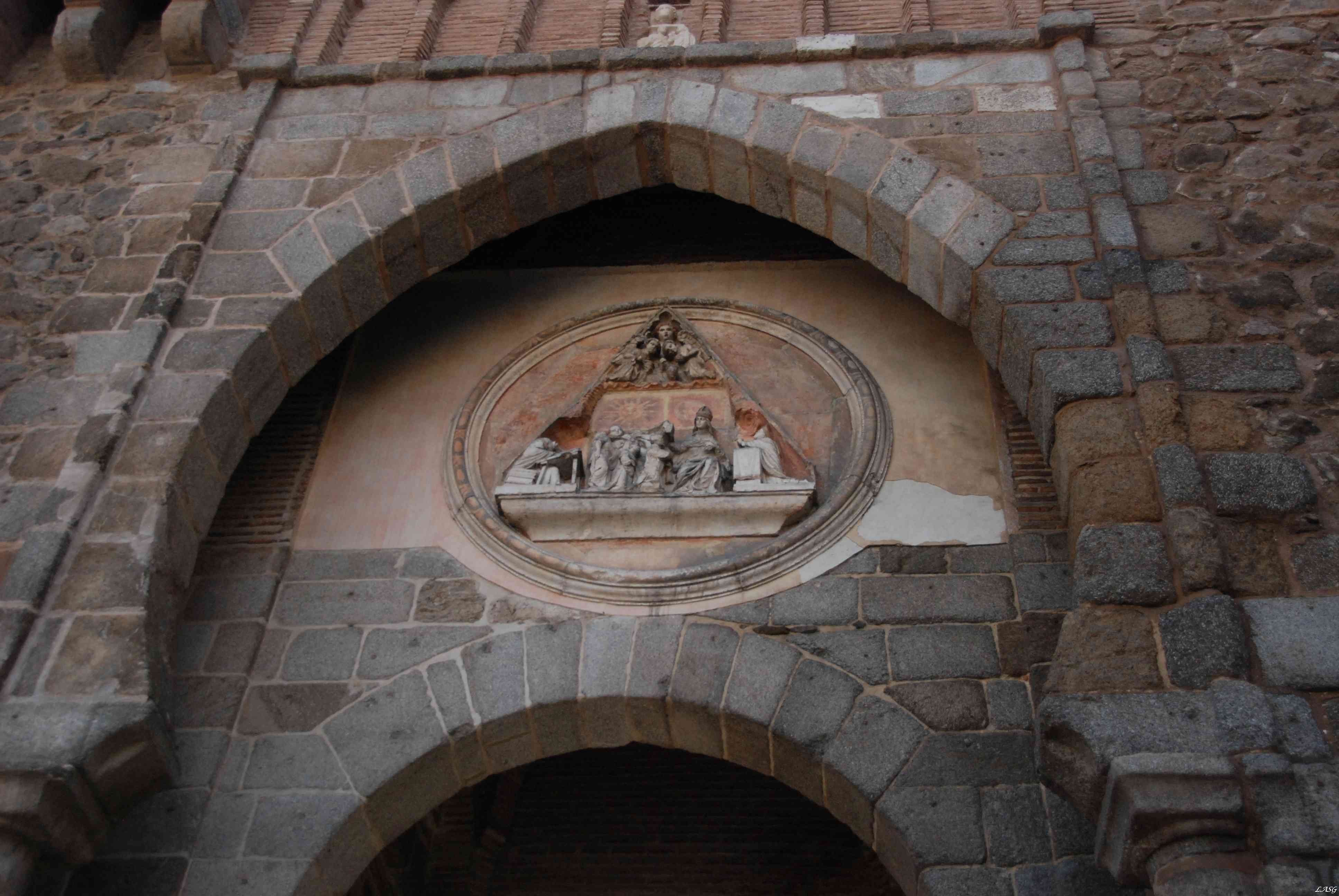 A belső kapu Mária-képe, budéjár keretben