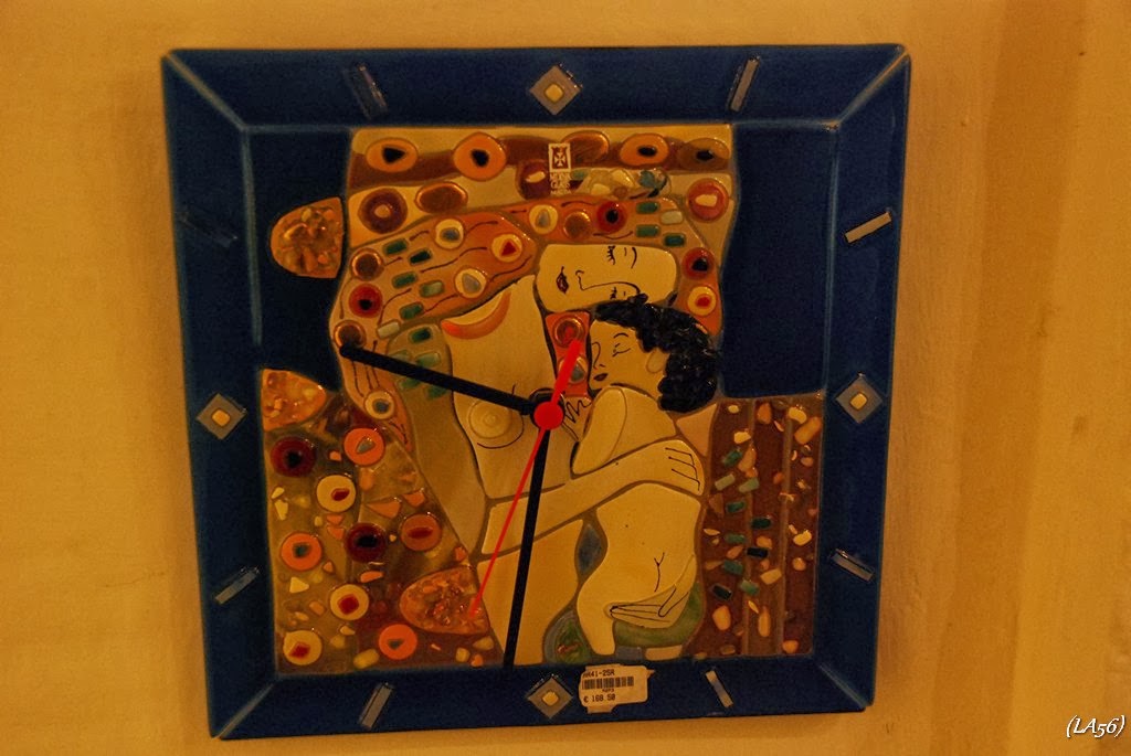 Klimt képe óraüvegen