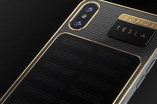 Caviar iPhone X Tesla