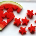 Sonkás görögdinnye csillagok
