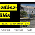 62. Közgazdász-vándorgyűlés Nyíregyháza, 2024. szeptember 5–6.