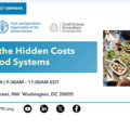 Tackling the Hidden Costs of our Food Systems | June 6, 2024 | 9:30 AM- 11:00 AM EDT (UTC-4) --> Budapest: 15:30 - 17:00  -- > Ingyenes online rendezvény!