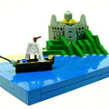 Microscale vár és hajó