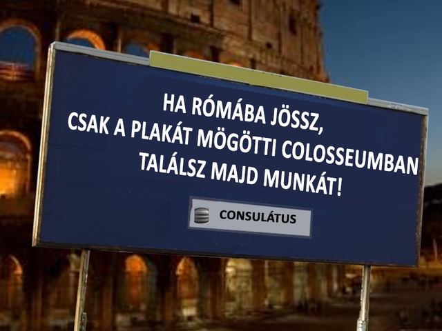 Még a plakátkampány sem menthette meg Rómát!!4?!