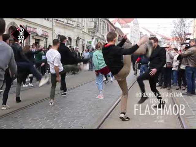 A Miskolci Balett flashmob akcióval harangozta be a Horizont fesztivált