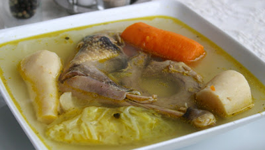 Gyöngytyúk leves, Guinea fowl soup