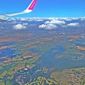 Between clouds