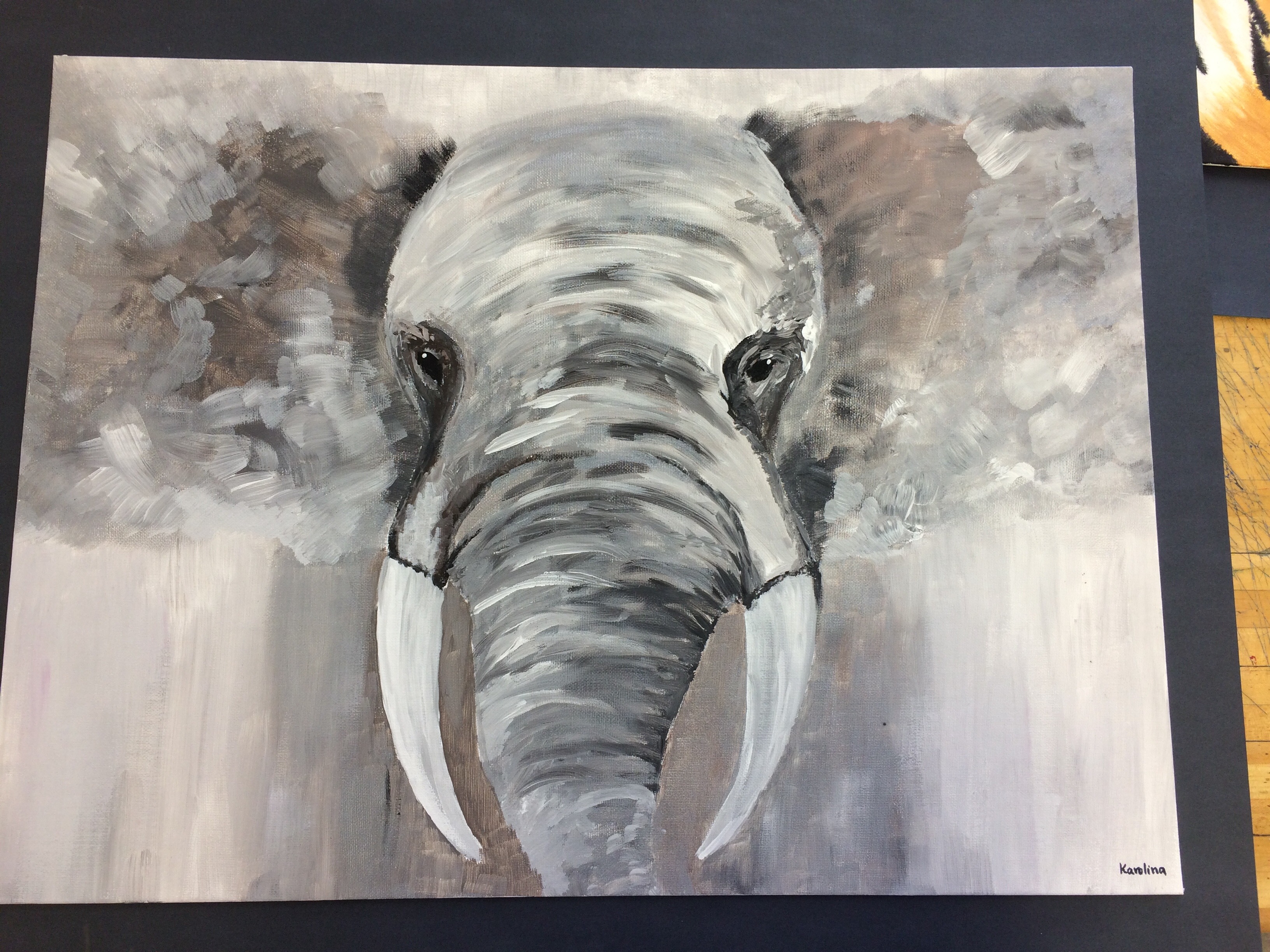 Az elefánt festményem
